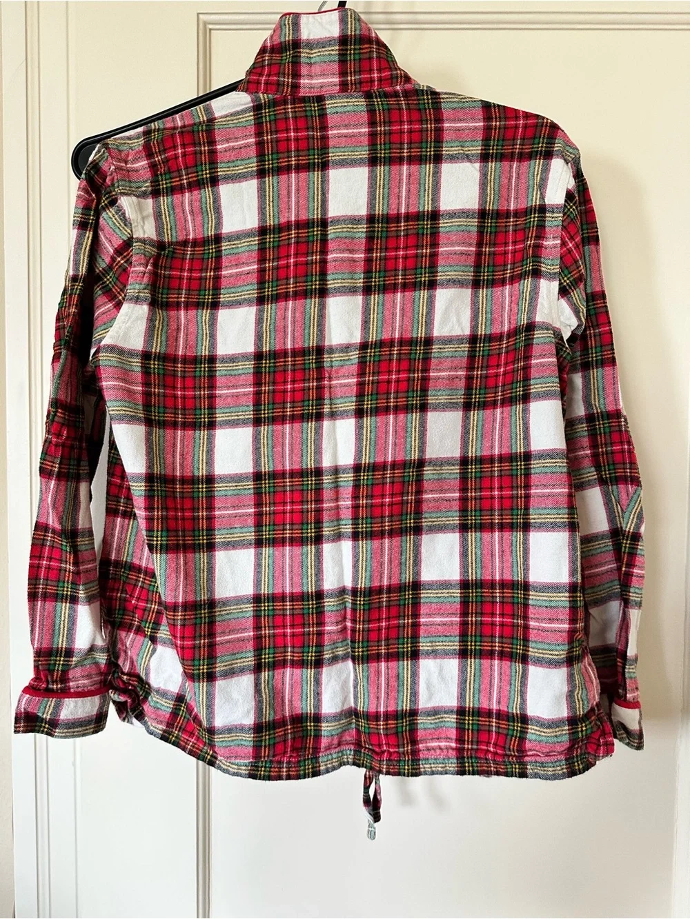 Hanna Andersson XS Red Plaid Cotton Pajama set